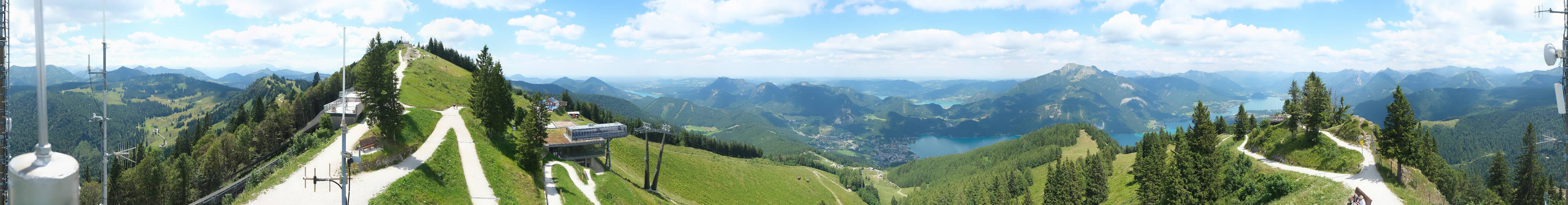 Archiv Foto Webcam Zwölferhorn im Salzkammergut