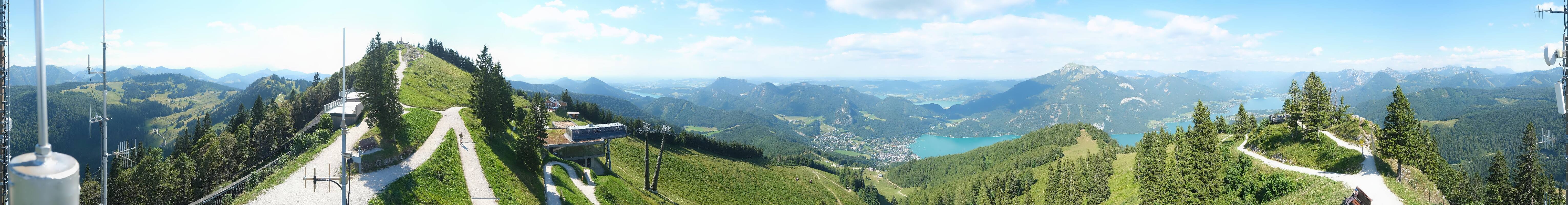 Archiv Foto Webcam Zwölferhorn im Salzkammergut