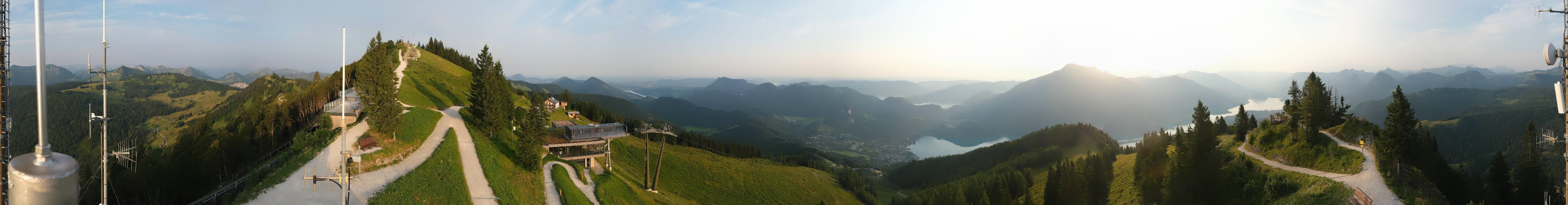Archiv Foto Webcam Zwölferhorn im Salzkammergut