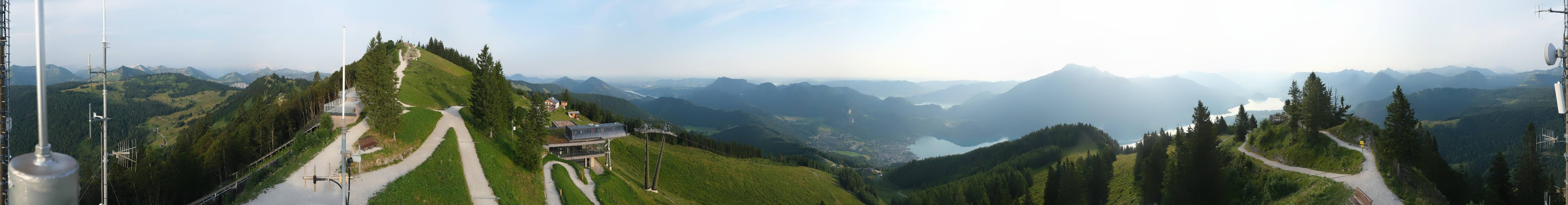 Archiv Foto Webcam Zwölferhorn im Salzkammergut