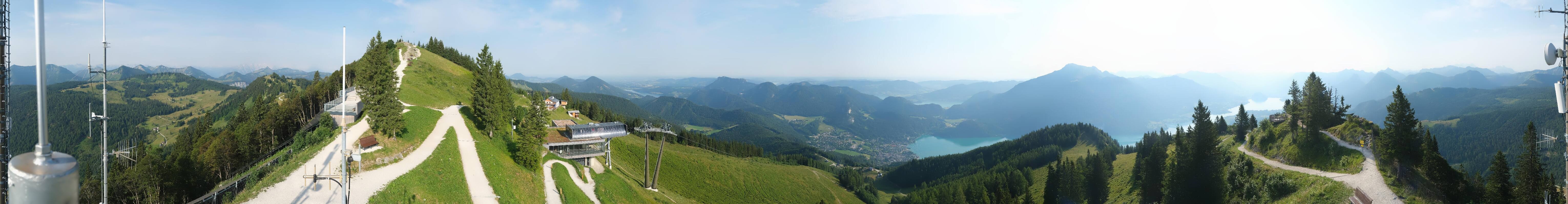 Archiv Foto Webcam Zwölferhorn im Salzkammergut