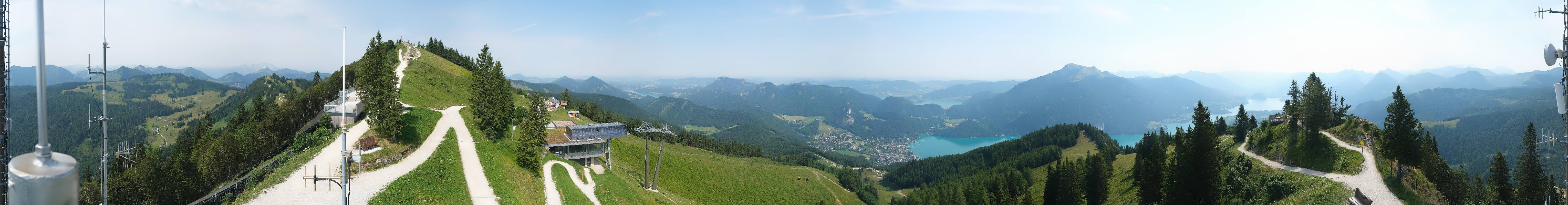 Archiv Foto Webcam Zwölferhorn im Salzkammergut