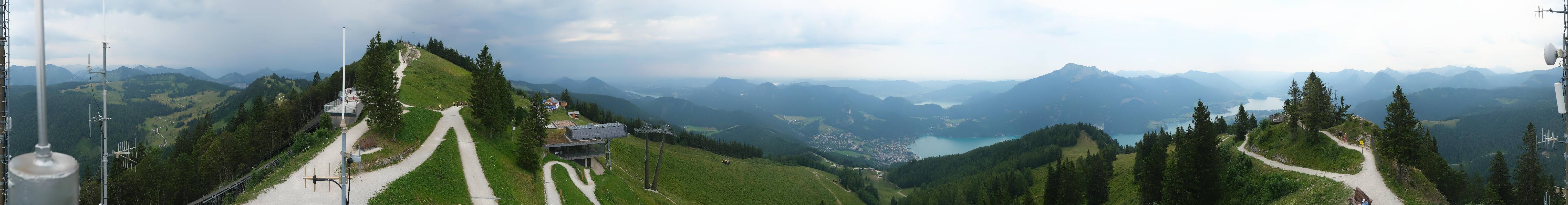Archiv Foto Webcam Zwölferhorn im Salzkammergut