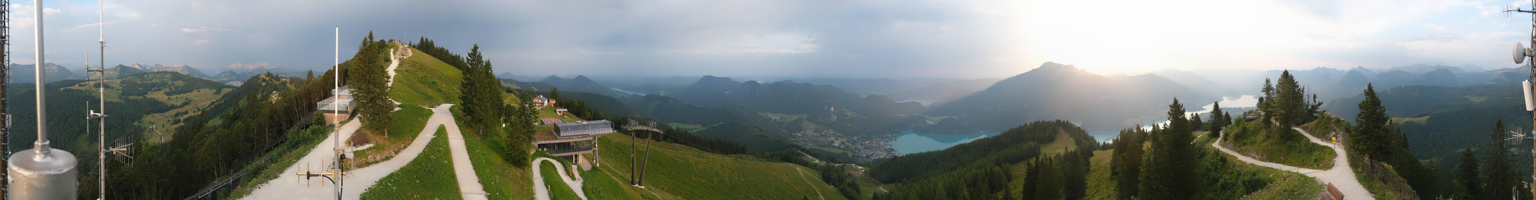 Archiv Foto Webcam Zwölferhorn im Salzkammergut