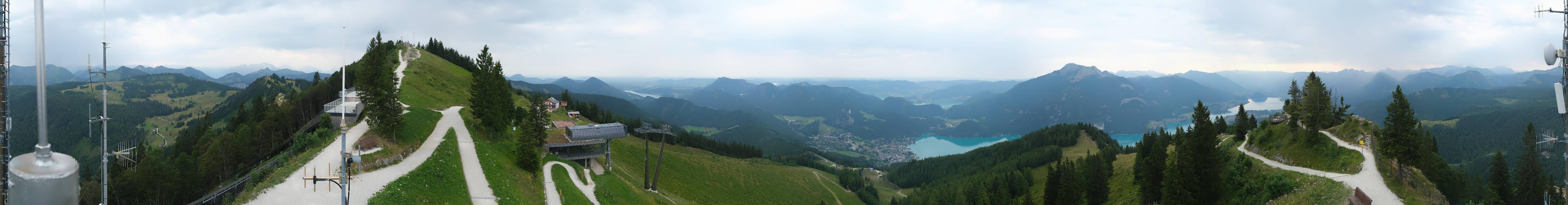 Archiv Foto Webcam Zwölferhorn im Salzkammergut