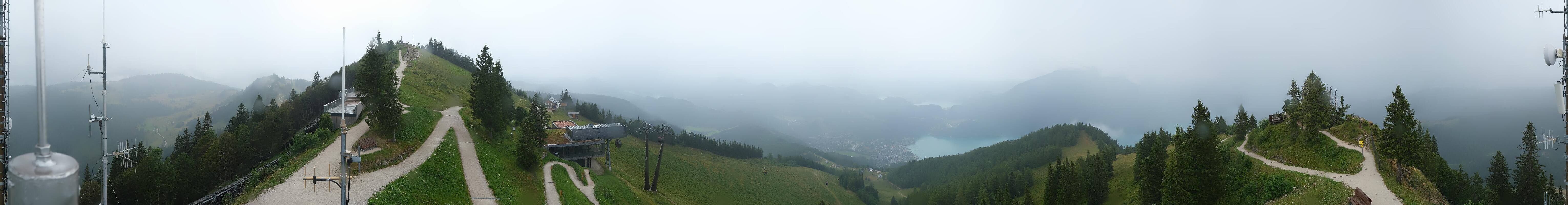 Archiv Foto Webcam Zwölferhorn im Salzkammergut