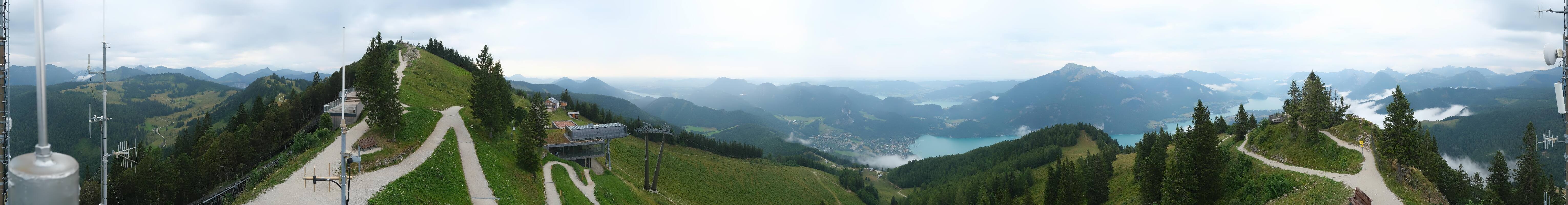 Archiv Foto Webcam Zwölferhorn im Salzkammergut