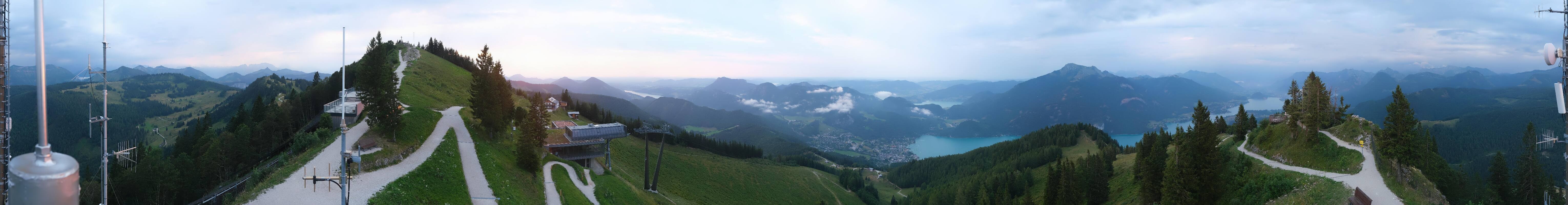 Archiv Foto Webcam Zwölferhorn im Salzkammergut