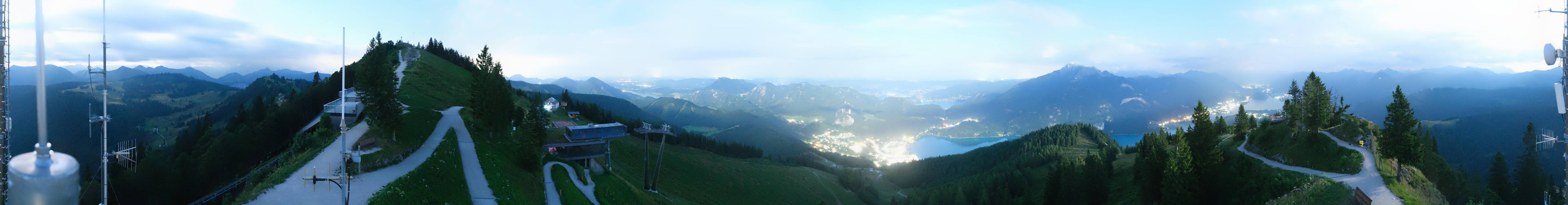 Archiv Foto Webcam Zwölferhorn im Salzkammergut