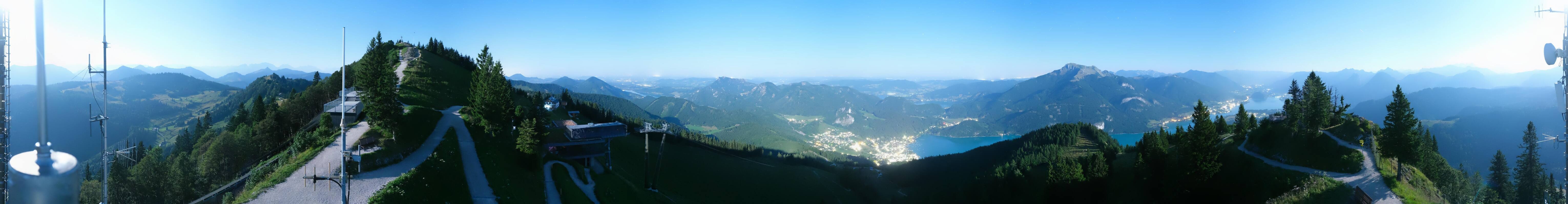 Archiv Foto Webcam Zwölferhorn im Salzkammergut
