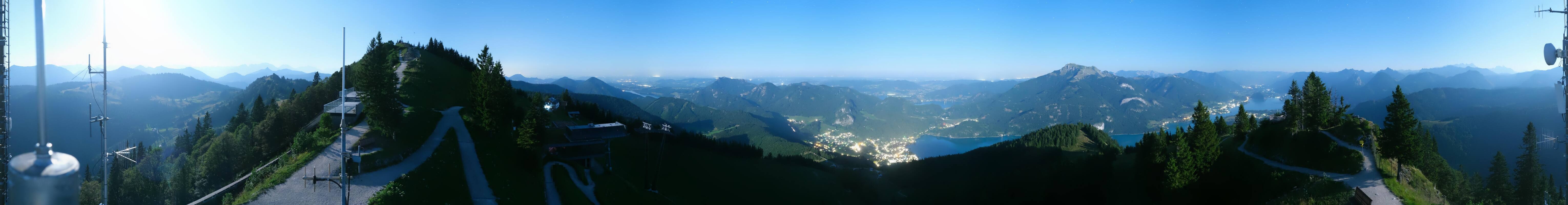 Archiv Foto Webcam Zwölferhorn im Salzkammergut