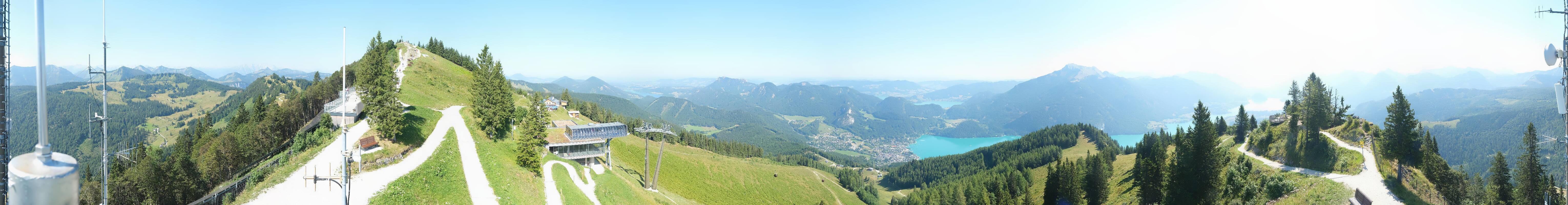 Archiv Foto Webcam Zwölferhorn im Salzkammergut