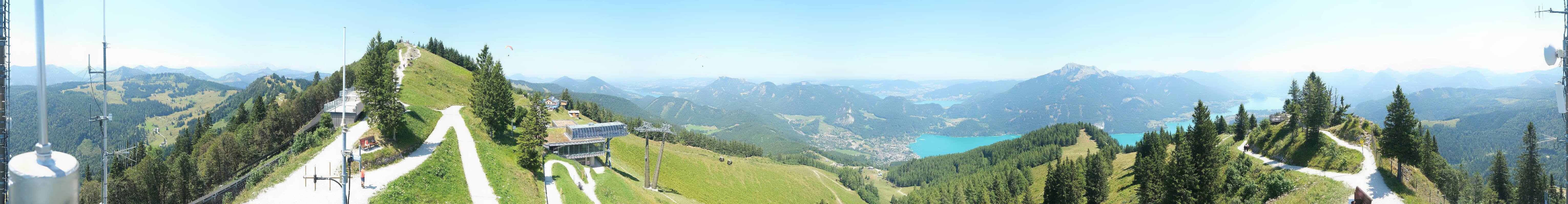 Archiv Foto Webcam Zwölferhorn im Salzkammergut