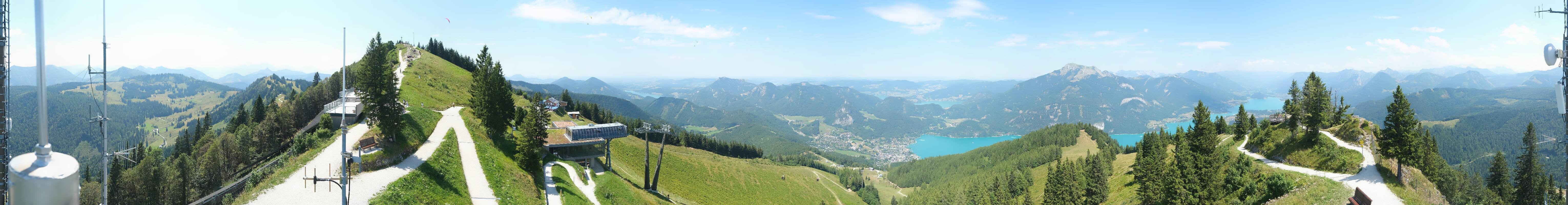 Archiv Foto Webcam Zwölferhorn im Salzkammergut