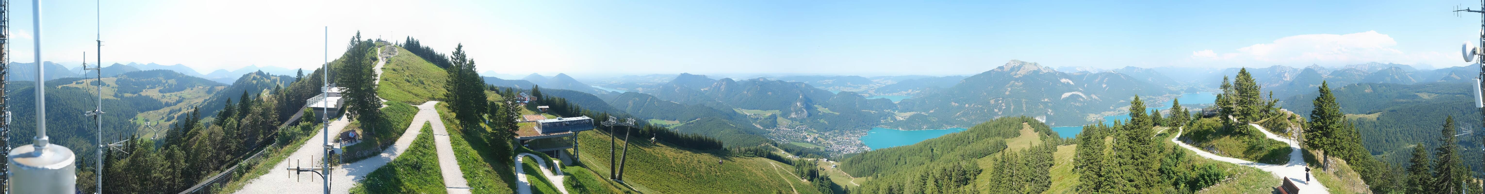 Archiv Foto Webcam Zwölferhorn im Salzkammergut