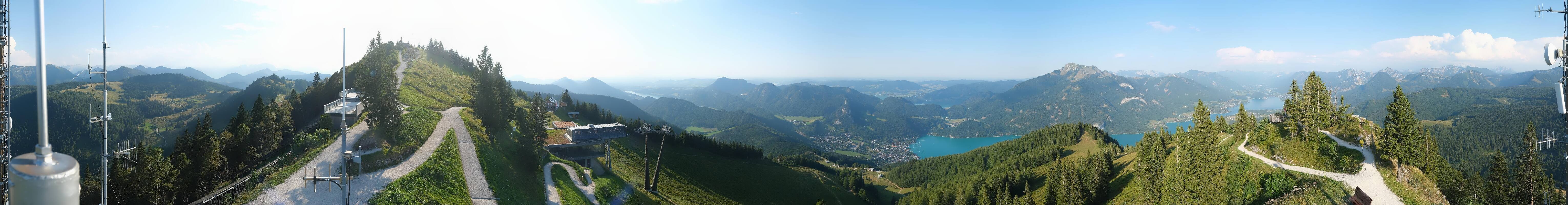 Archiv Foto Webcam Zwölferhorn im Salzkammergut