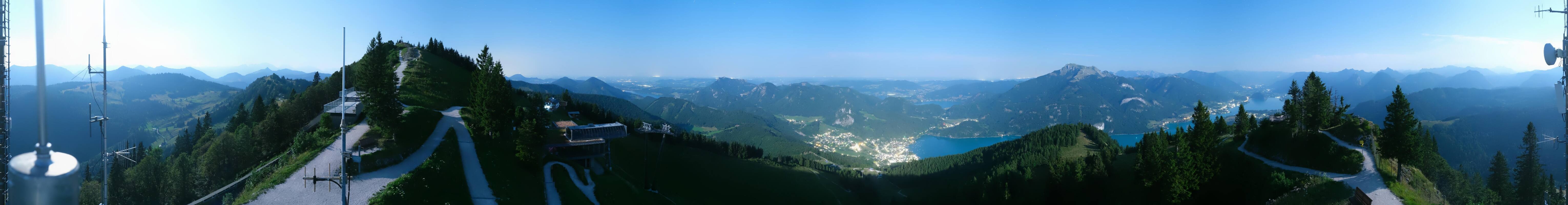 Archiv Foto Webcam Zwölferhorn im Salzkammergut