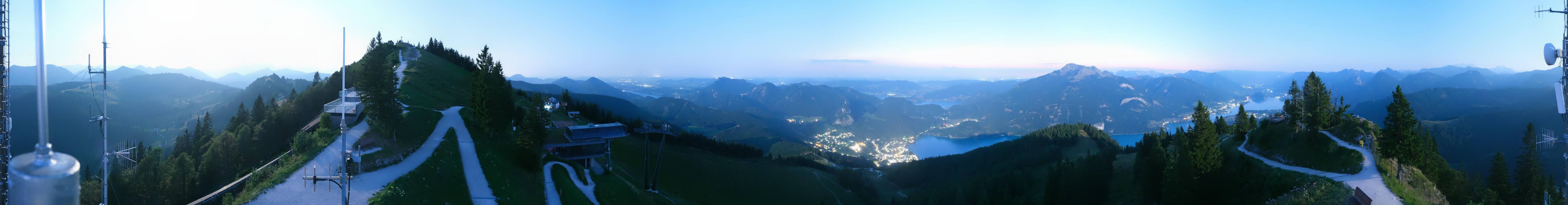 Archiv Foto Webcam Zwölferhorn im Salzkammergut