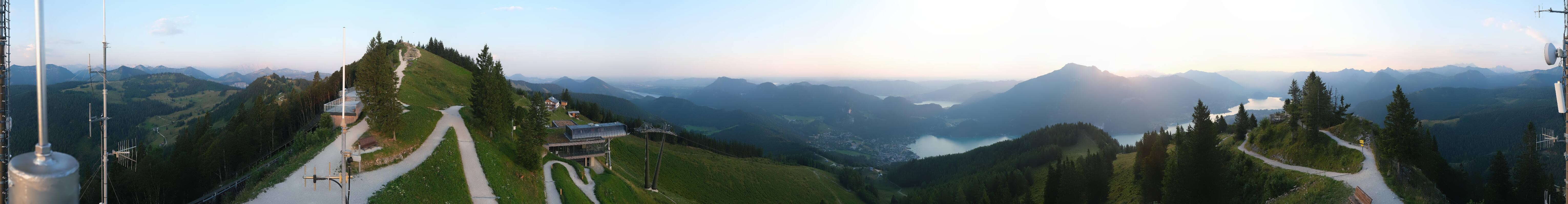 Archiv Foto Webcam Zwölferhorn im Salzkammergut
