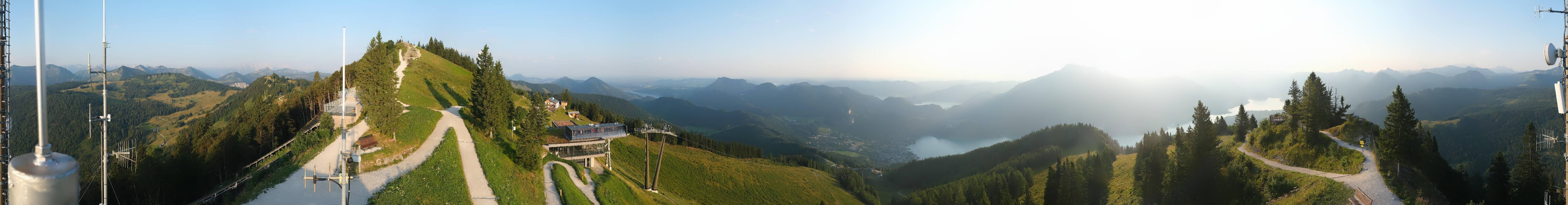 Archiv Foto Webcam Zwölferhorn im Salzkammergut