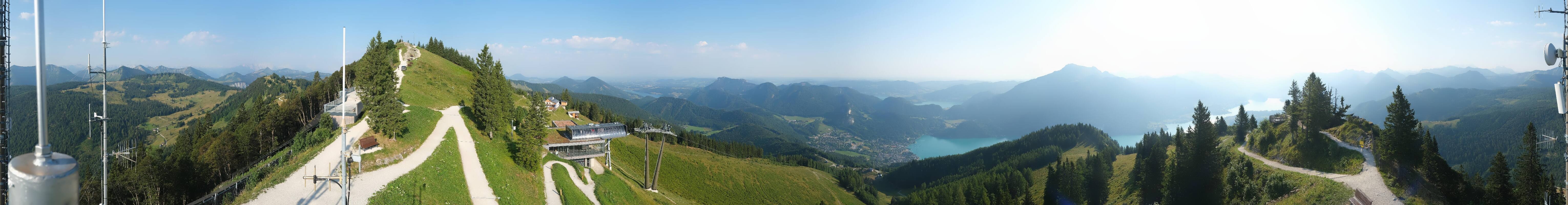 Archiv Foto Webcam Zwölferhorn im Salzkammergut