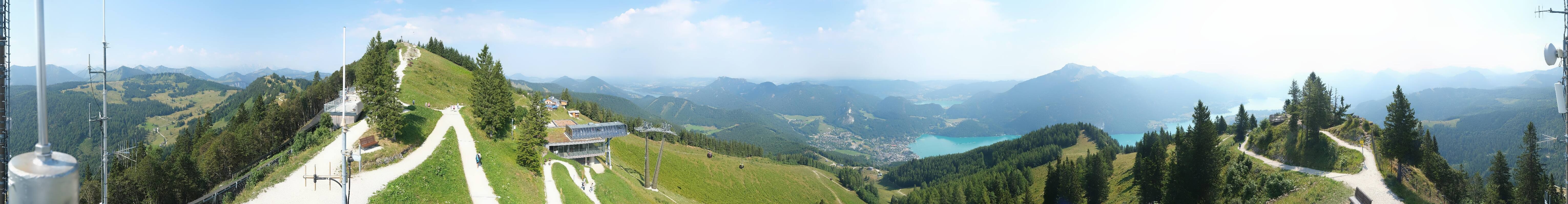 Archiv Foto Webcam Zwölferhorn im Salzkammergut