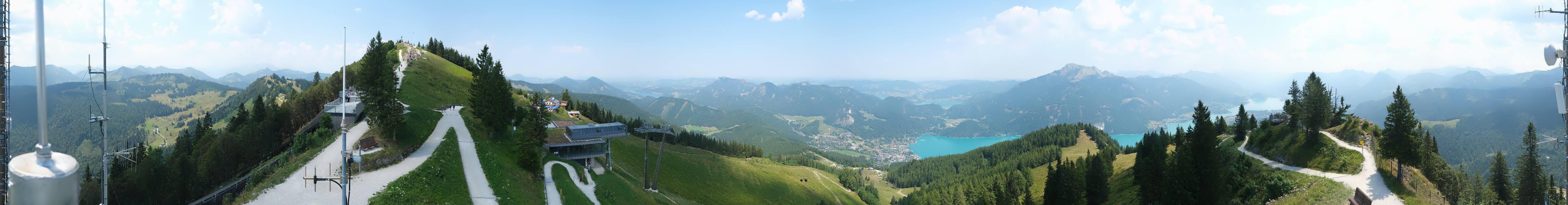 Archiv Foto Webcam Zwölferhorn im Salzkammergut