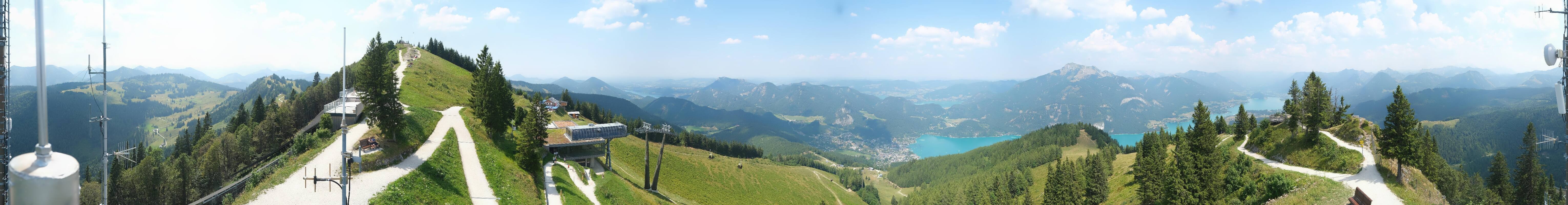Archiv Foto Webcam Zwölferhorn im Salzkammergut