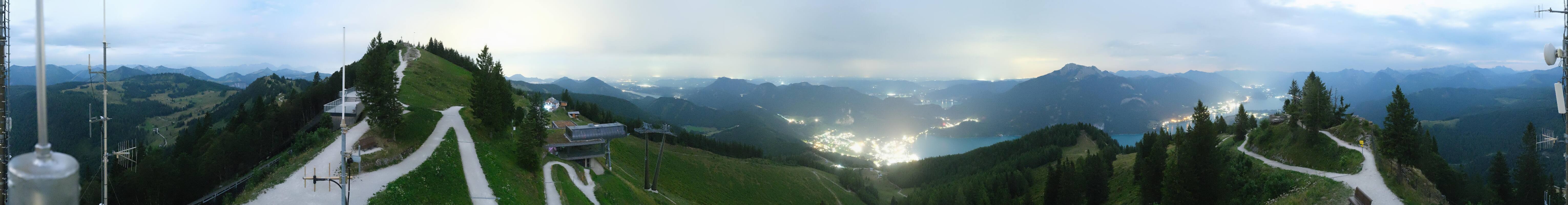 Archiv Foto Webcam Zwölferhorn im Salzkammergut