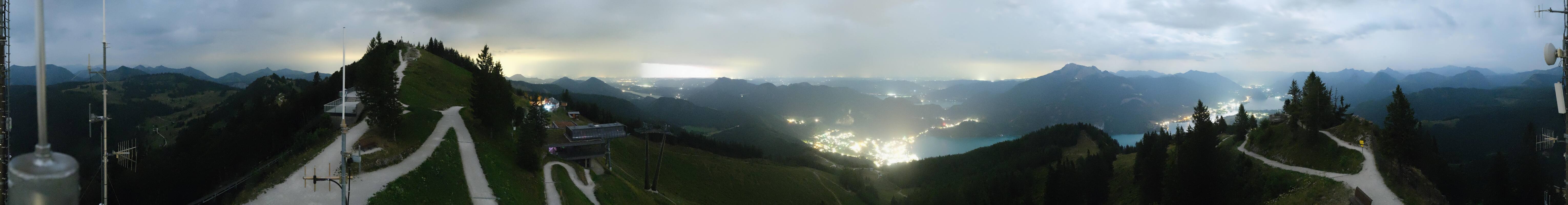 Archiv Foto Webcam Zwölferhorn im Salzkammergut