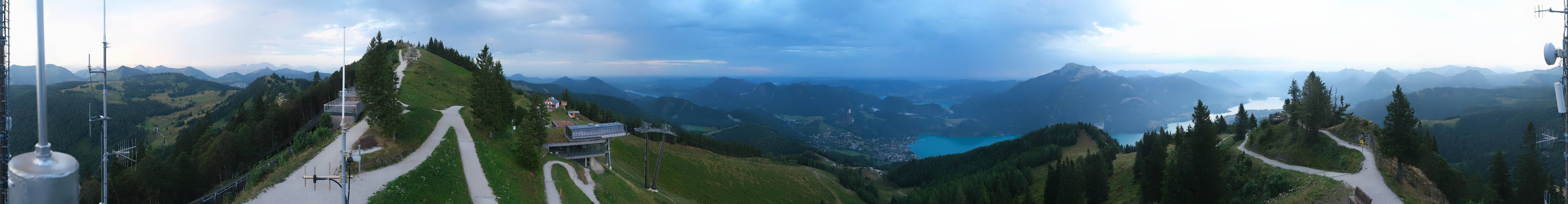 Archiv Foto Webcam Zwölferhorn im Salzkammergut