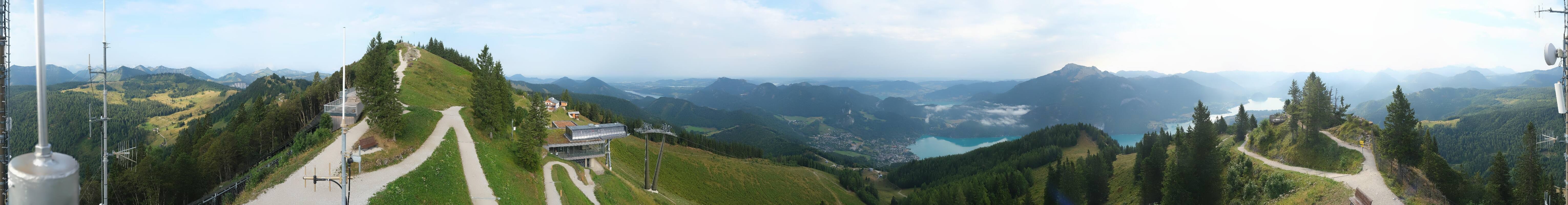 Archiv Foto Webcam Zwölferhorn im Salzkammergut