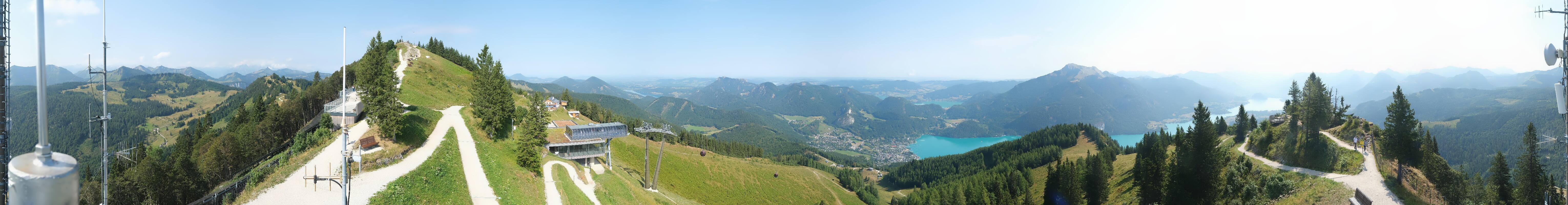 Archiv Foto Webcam Zwölferhorn im Salzkammergut