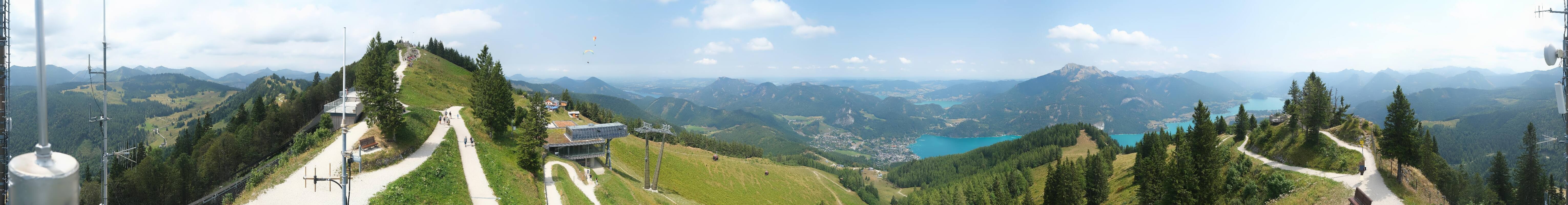 Archiv Foto Webcam Zwölferhorn im Salzkammergut