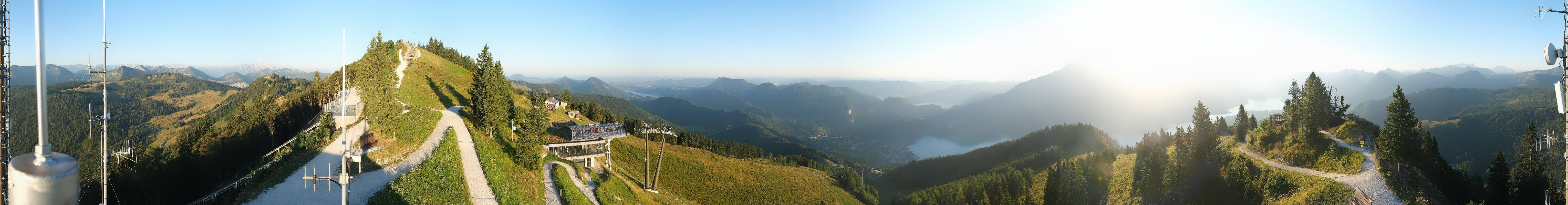 Archiv Foto Webcam Zwölferhorn im Salzkammergut
