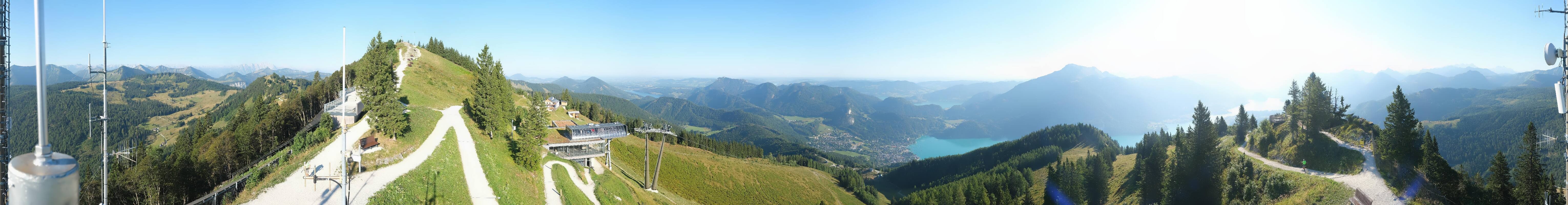 Archiv Foto Webcam Zwölferhorn im Salzkammergut