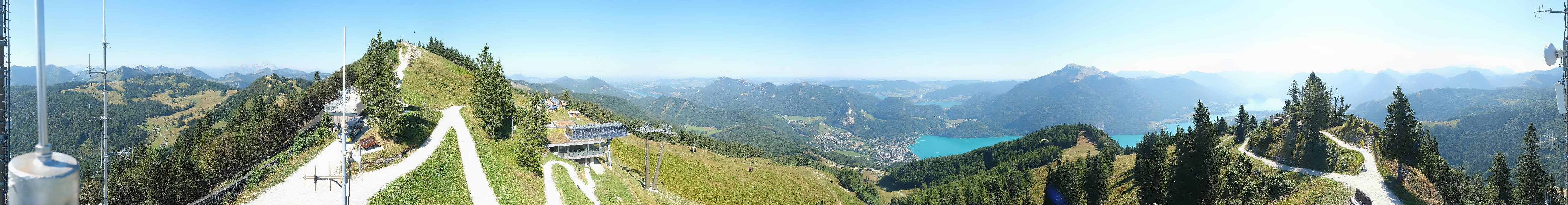 Archiv Foto Webcam Zwölferhorn im Salzkammergut