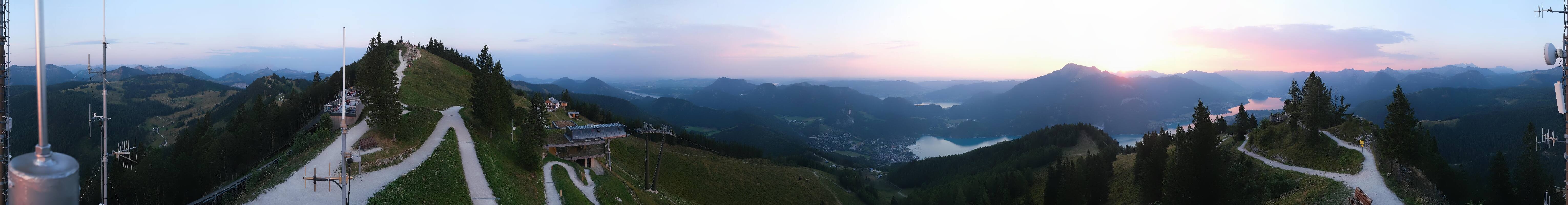 Archiv Foto Webcam Zwölferhorn im Salzkammergut