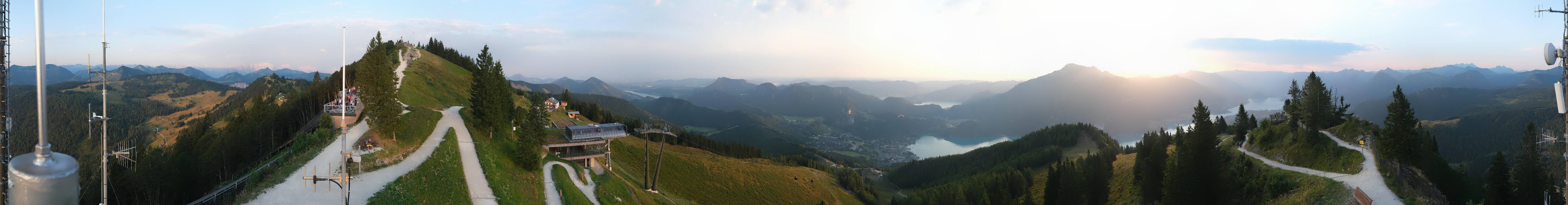 Archiv Foto Webcam Zwölferhorn im Salzkammergut