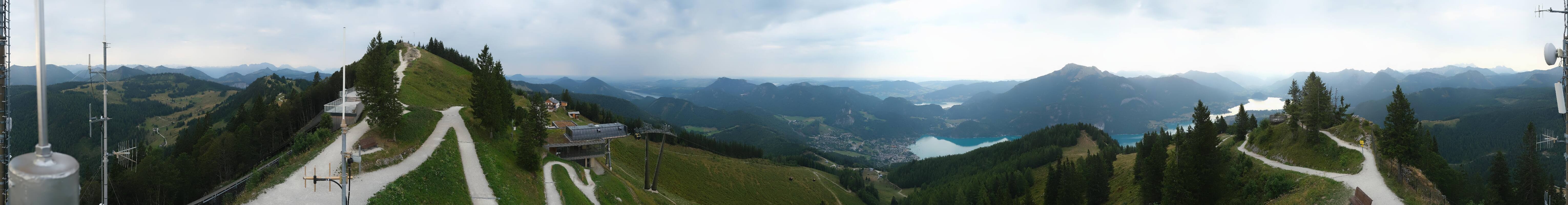 Archiv Foto Webcam Zwölferhorn im Salzkammergut