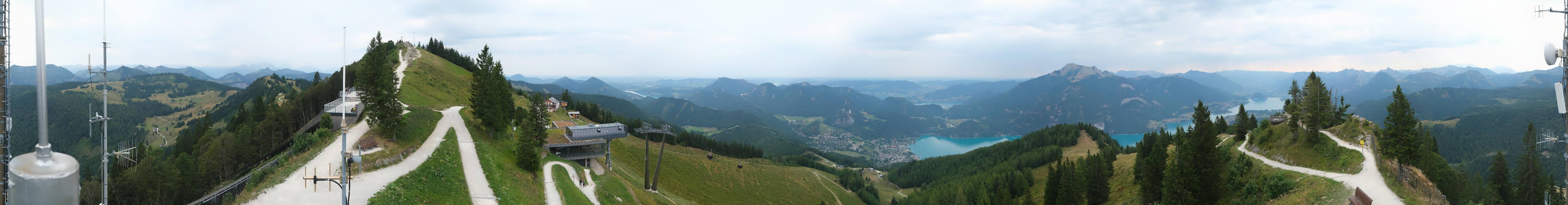Archiv Foto Webcam Zwölferhorn im Salzkammergut