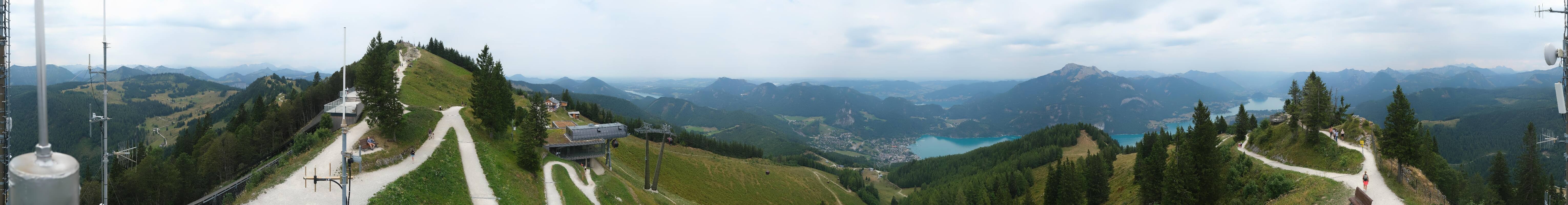 Archiv Foto Webcam Zwölferhorn im Salzkammergut