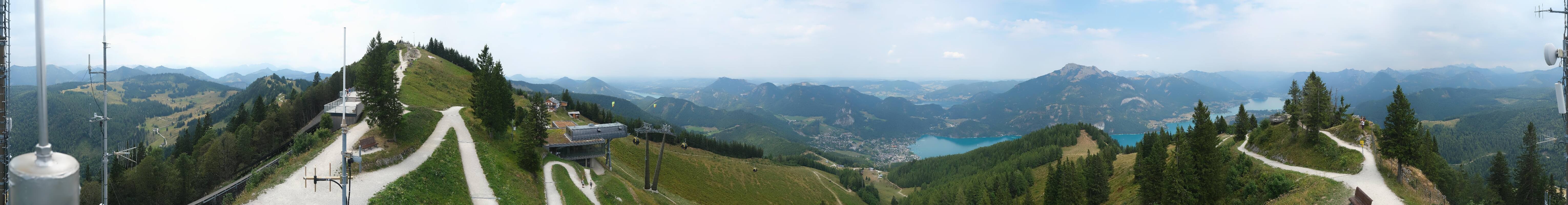 Archiv Foto Webcam Zwölferhorn im Salzkammergut