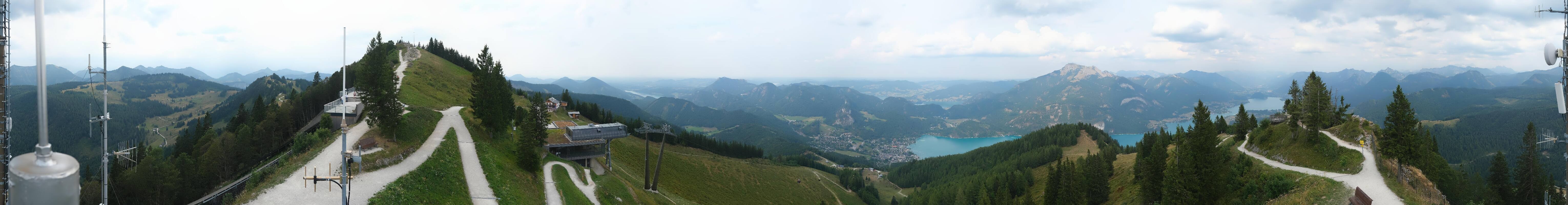 Archiv Foto Webcam Zwölferhorn im Salzkammergut