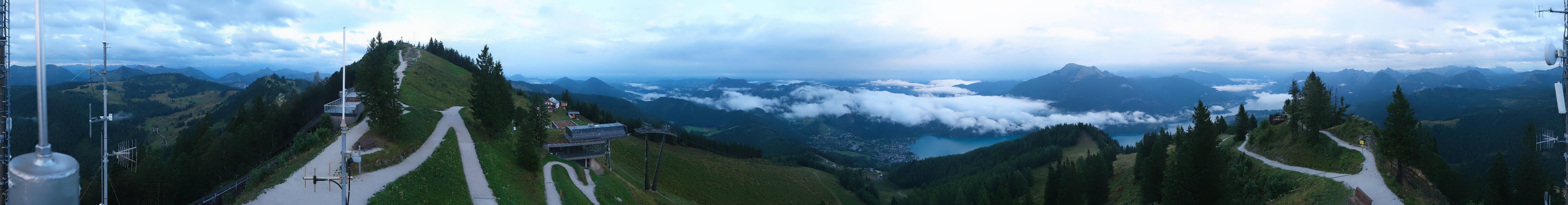 Archiv Foto Webcam Zwölferhorn im Salzkammergut