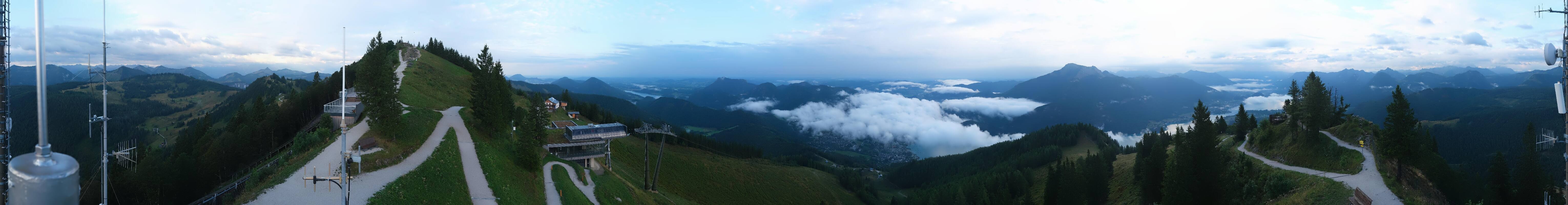 Archiv Foto Webcam Zwölferhorn im Salzkammergut
