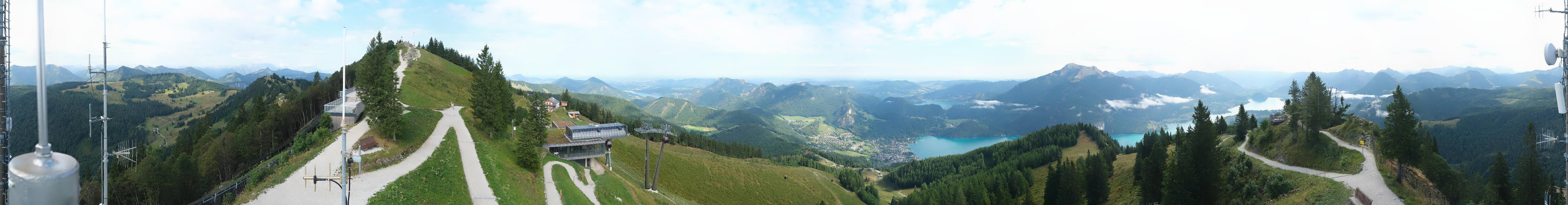 Archiv Foto Webcam Zwölferhorn im Salzkammergut