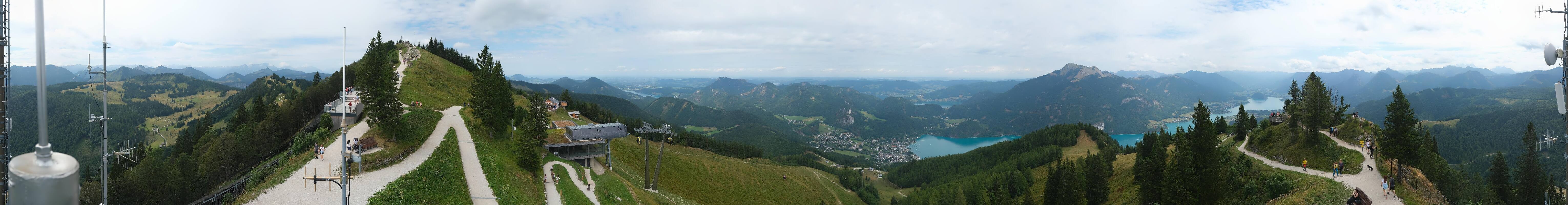 Archiv Foto Webcam Zwölferhorn im Salzkammergut