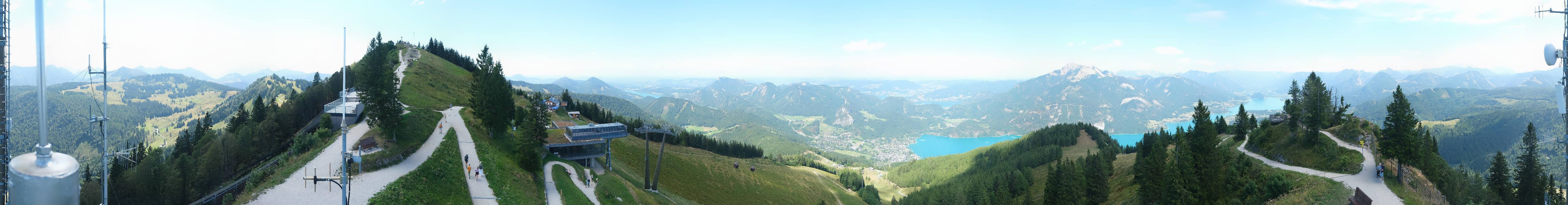 Archiv Foto Webcam Zwölferhorn im Salzkammergut