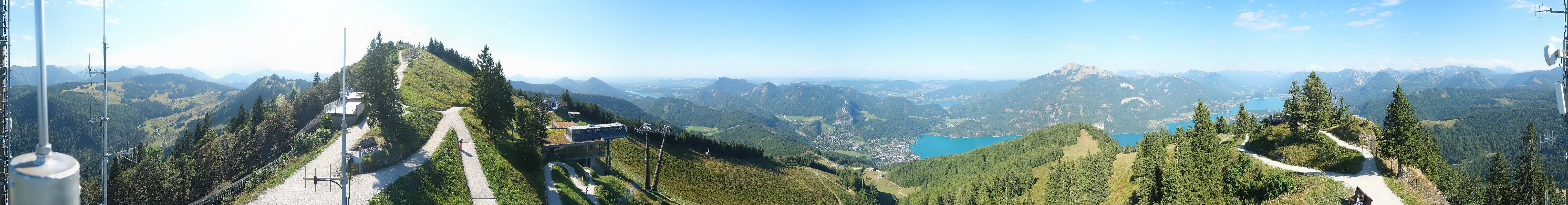 Archiv Foto Webcam Zwölferhorn im Salzkammergut